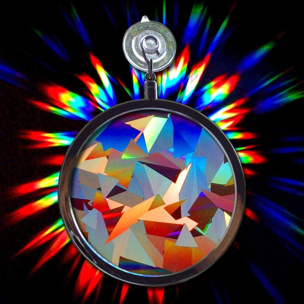 Suncatcher - Crystal Rainbow Window Sun Catcher - Includes a Bonus Rainbow on Board Sun Catcher image number 1