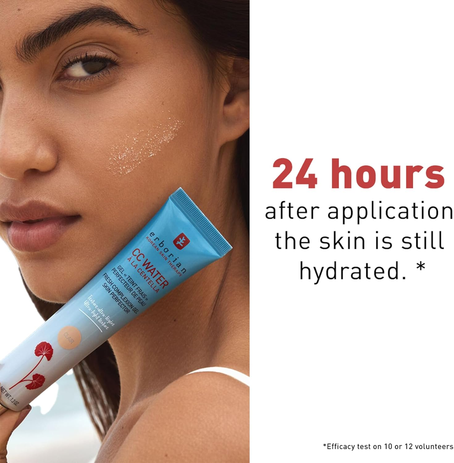 Erborian - Cc Water with Centella Asiatica - Skin Perfecting Facial Care with Hyaluronic Acid for a Fresh Complexion, Soothes and Moisturises - Korean Cosmetics - Cc Water Caramel Shade - 15 Ml image number 6