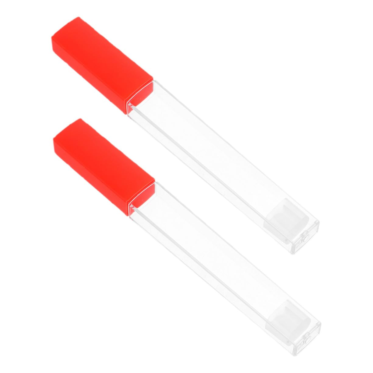 2Pcs Plastic Storage Box for Adults Mouth Holder Protective Case for Tools Portable Plastic Tube for Home and Use image number 3