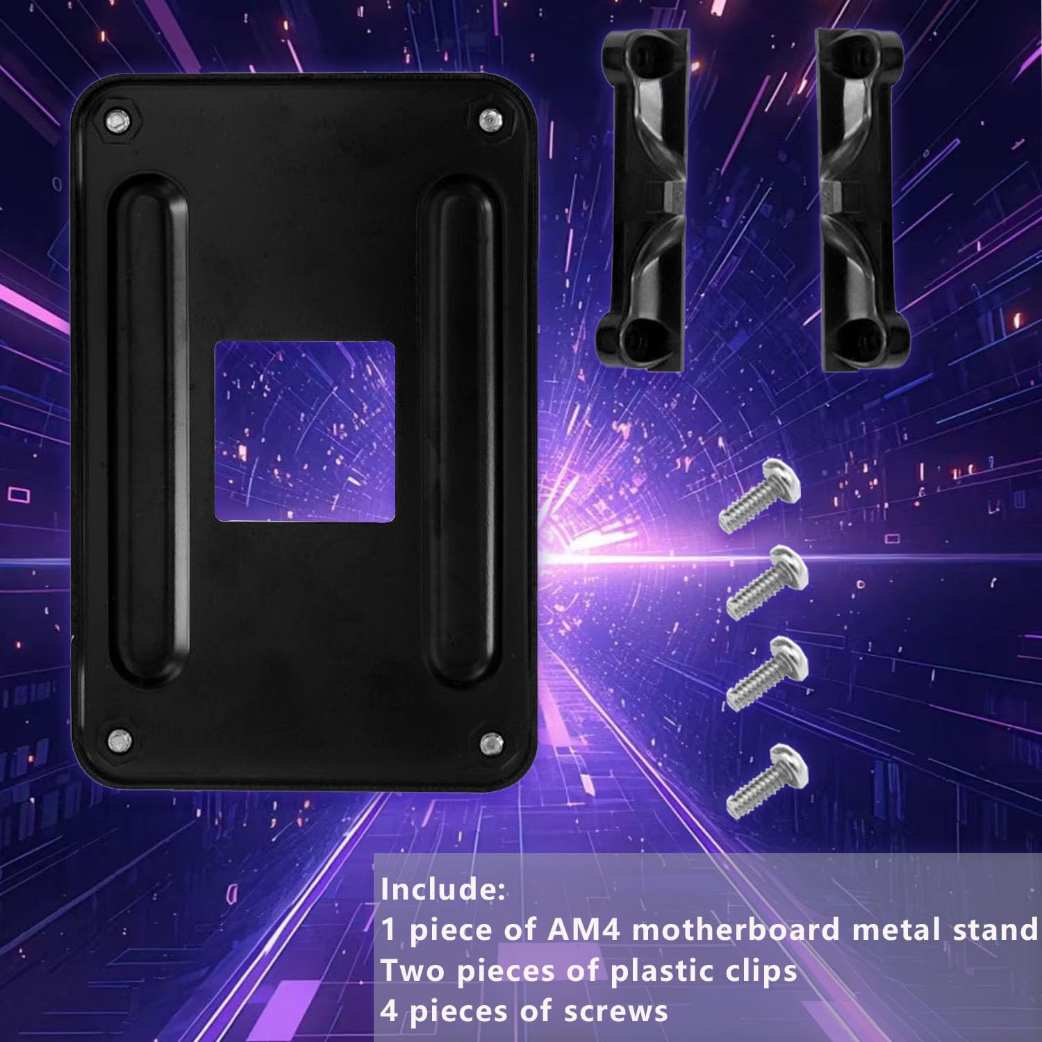 AM4 Backplane Back Durable CPU Heatsink Bracket CPU Fan Cooling Mounting Sheet Plate for AM4 AMD Socket image number 6