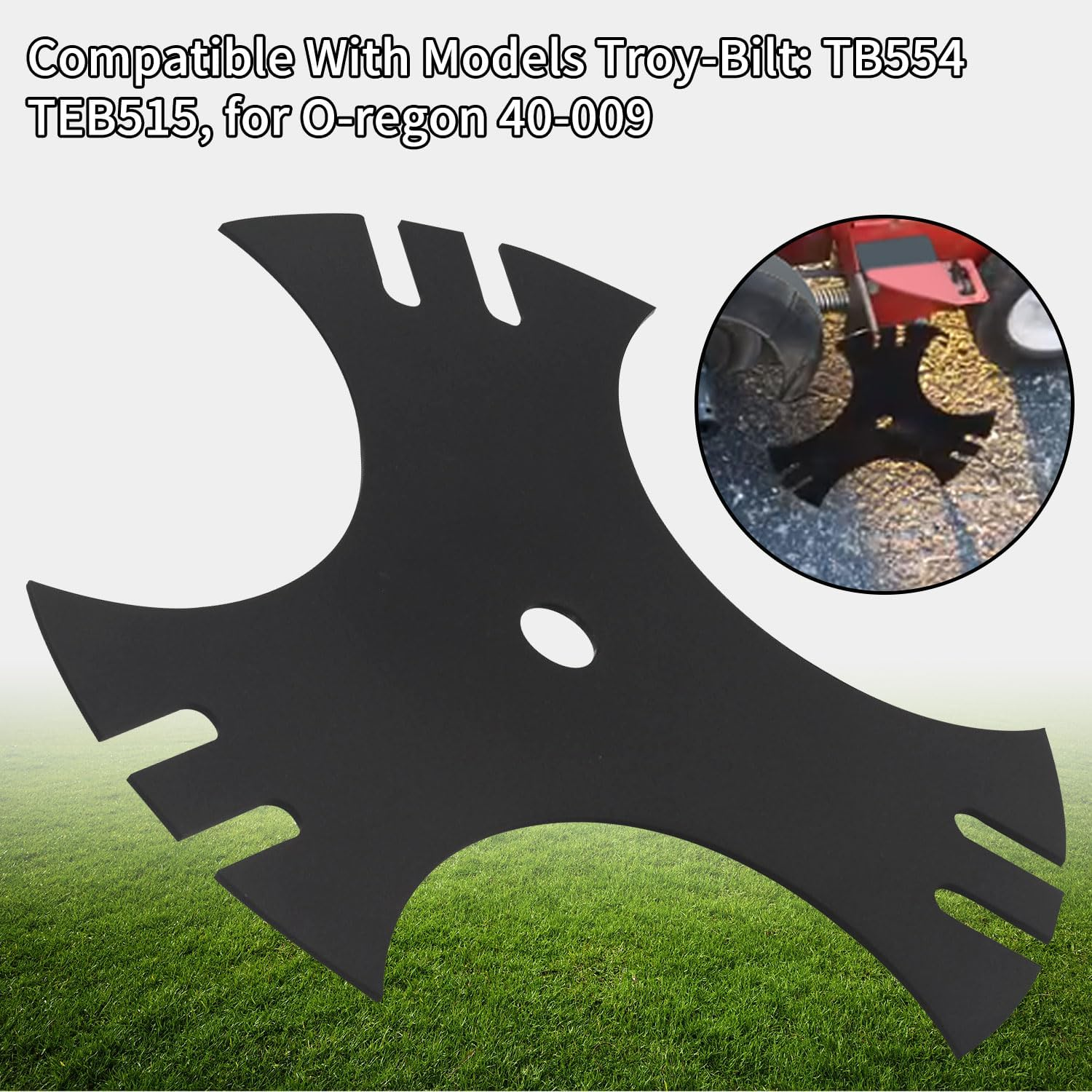 (9" X 5/8") 781-0748-0637 781-0748 Tri-Star Trencher Replacement Blade, Compatible with MTD 781-0748 981-0748 40-009 490-105-M017 for Troy-Bilt TB554, TEB515 (3 Pack) image number 6