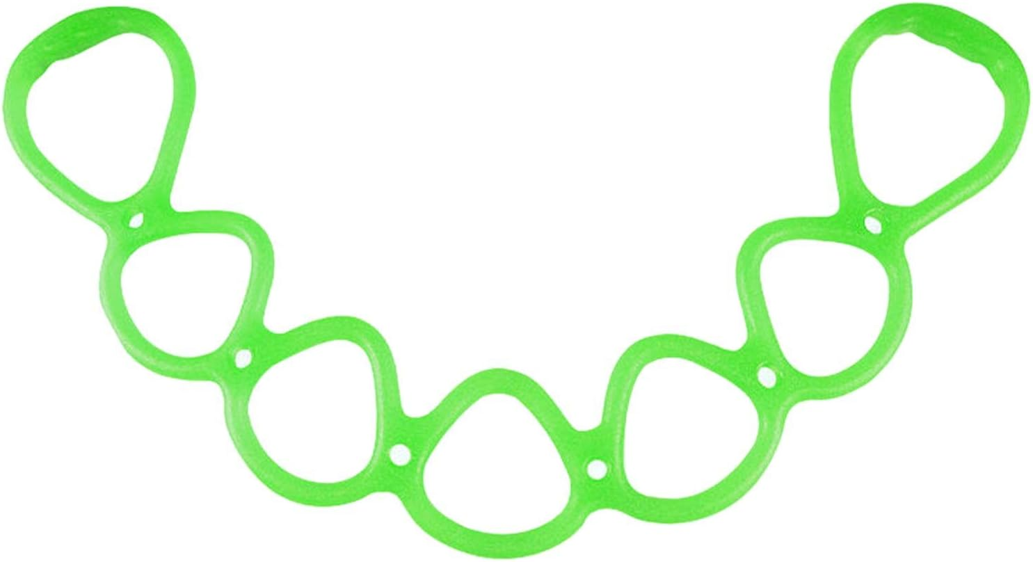 7 Ring Stretch Resistance Exercise Band, Workout Bands Yoga Stretching for Home Fitness, Foot, Leg and Arm Exerciser Stretch Band, Center Workout Walking Exercise