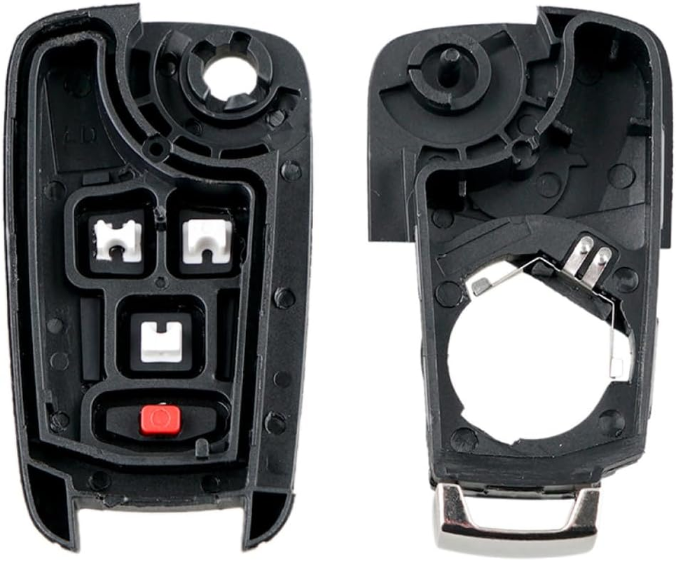 Flip Car Key Shell for Holden Commodore VF 2013-2016 Case Blank Enclosure Fob Direct Replacement 4B 4 Button Unlock Lock Trunk Alarm Uncut