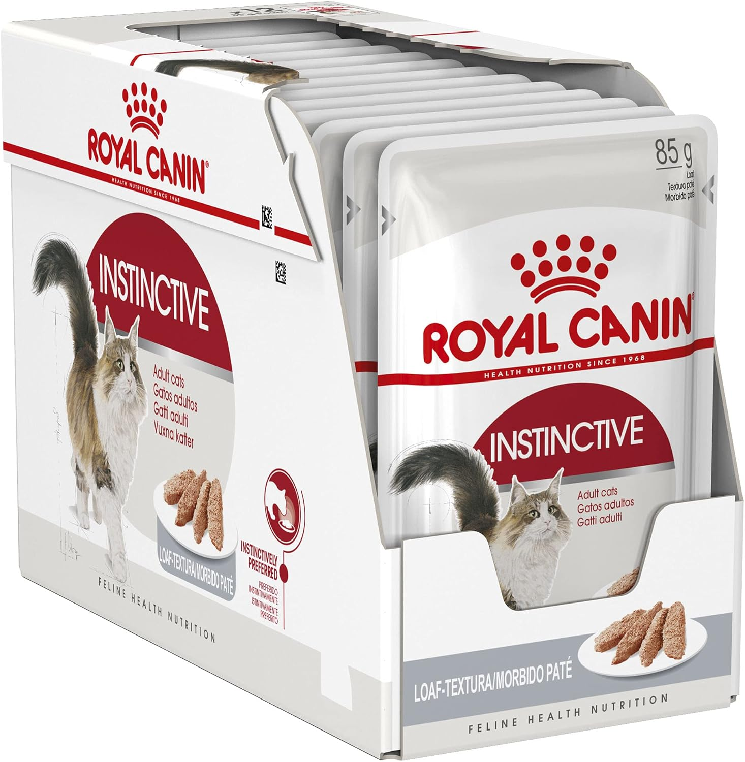 Royal Canin Instinctive Loaf Adult Pouches Wet Cat Food 85 GMS 12 Pack image number 1