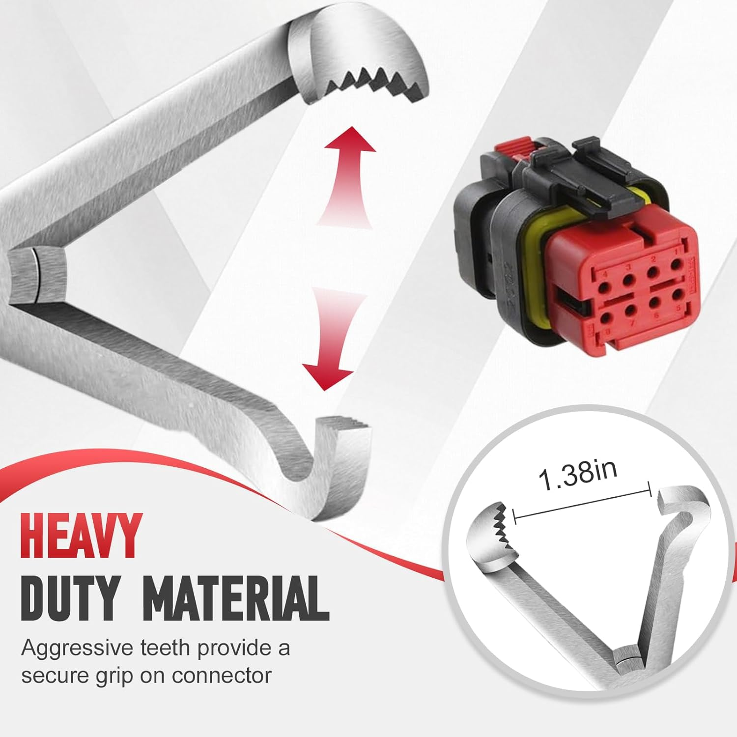 2PCS Automotive Electrical Connector Removal Tool &ndash; Disconnect Pliers & Terminal Separator for Car Wire Harness and Electrical Repairs