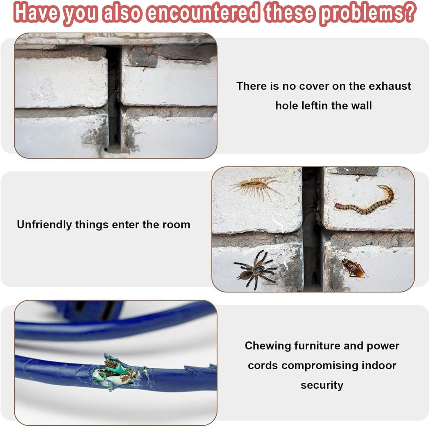 100 PCS Stainless Steel Brick Weep with Stainless Steel Spatul Hole Covers for Brick Walls Filler Bended Window Weep Hole Covers to Stop Mice Wasps Lizards,Snakes Scorpions Many Insects image number 4