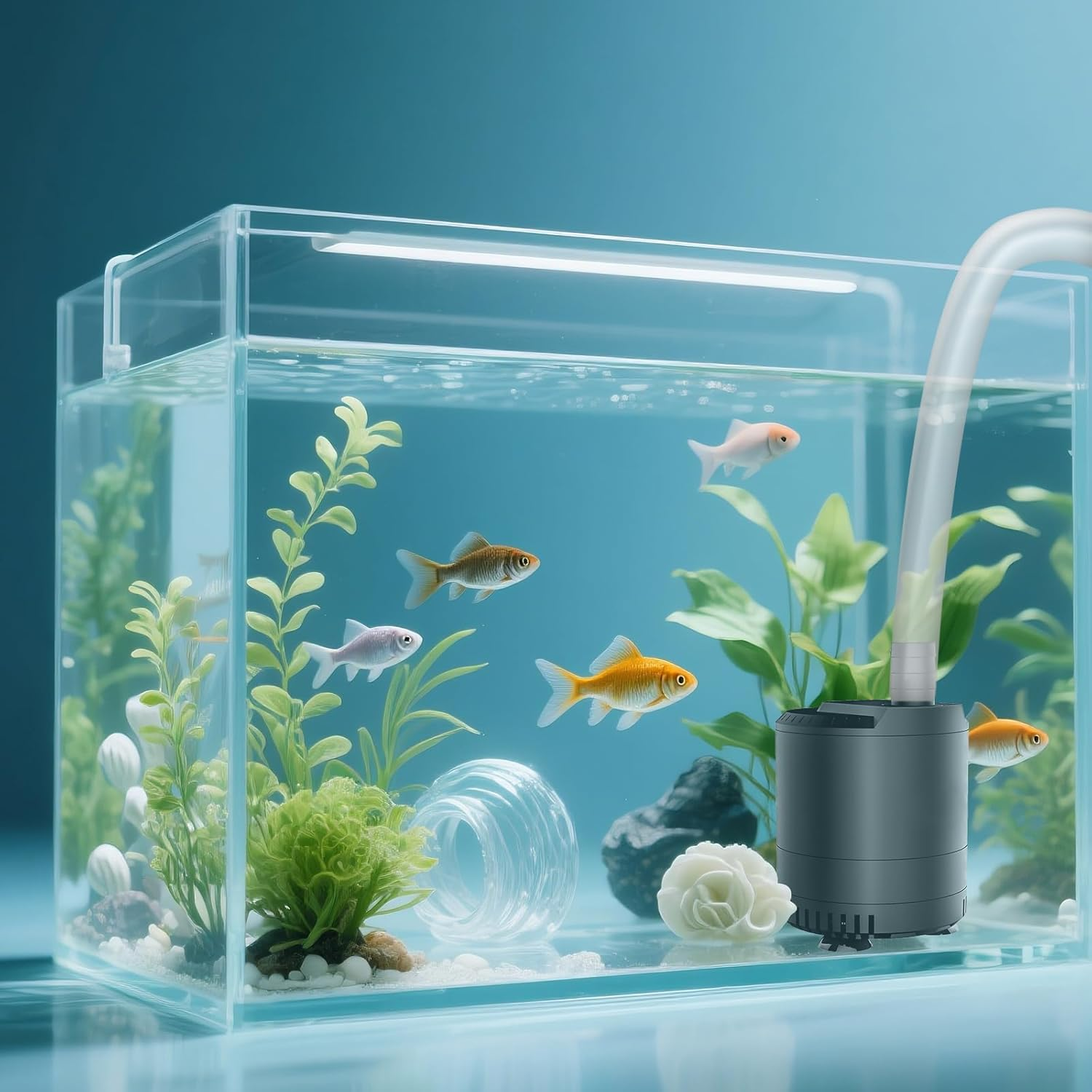 Aquarium Submersible Pump 211 GPH(800L/H), Aquarium Water Pump, Adjustable Water Flow, Quiet Operation, for Fish Tanks, Ponds, Aquariums, Statues, Hydroponic Greens. image number 3