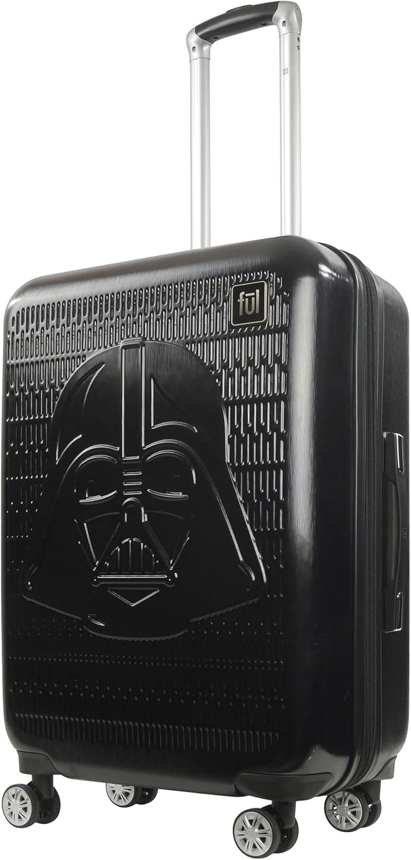 FUL Star Wars Darth Vader Rolling Luggage, Embossed Hardsheel Suitcase with Wheels image number 3