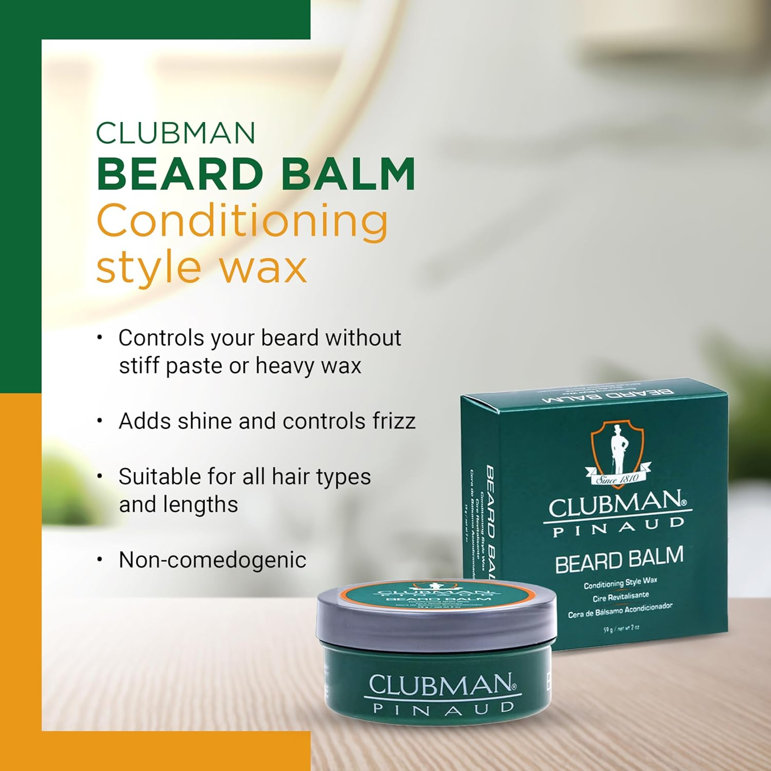Clubman Pinaud Beard Balm 59 G image number 3