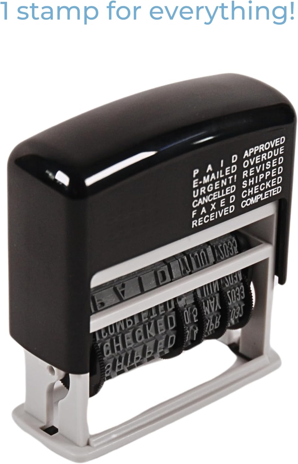 Cathedral Self-Inking 12 in 1 Date Stamp image number 4
