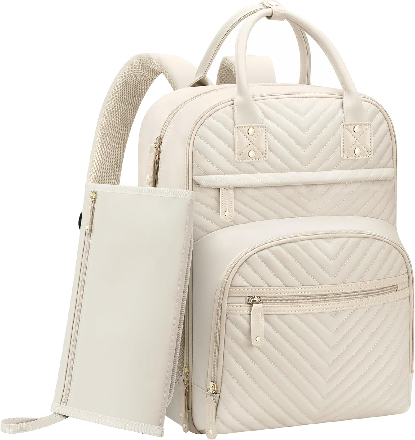 Diaper Bag Backpack Tote for Women Large Capacity, Baby Bag with Insulated Pockets Multifunctional Diaper Bags