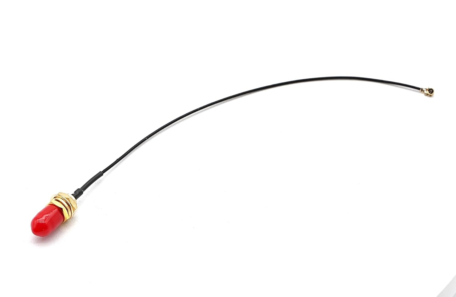 DIGISHUO 5Pcs 20Cm IPX UFL to SMA Extension Cable | SMA Female to IPX IPEX-1 Cord Antenna Pigtail Cable | Low Loss 1.13Mm IPEX to SMA Bulkhead Coaxial Cable | 50Ohm for Network Card, Mini PCI (20Cm) image number 3