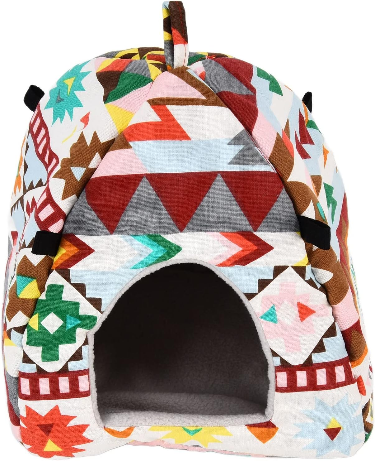 Hanging Cave Bed, Warm Hanging Small Hideway Cage Bed, Small Animals Warm Bed Cage Hanging Cave Beds for Pet Hamster Guinea Pig Bird image number 2