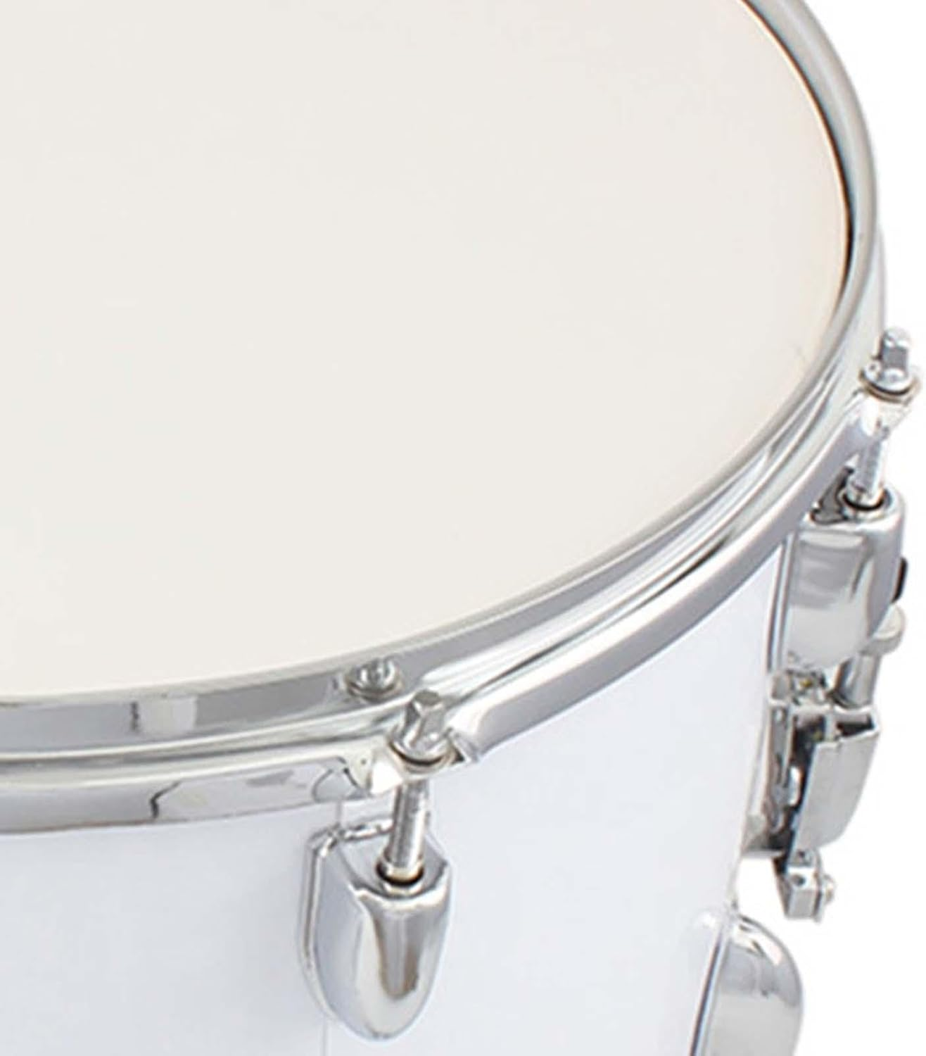 Marching Snare Drum, 14 Inch Musical Education Percussion Instrument with Drumsticks, Drum Key and Strap image number 5