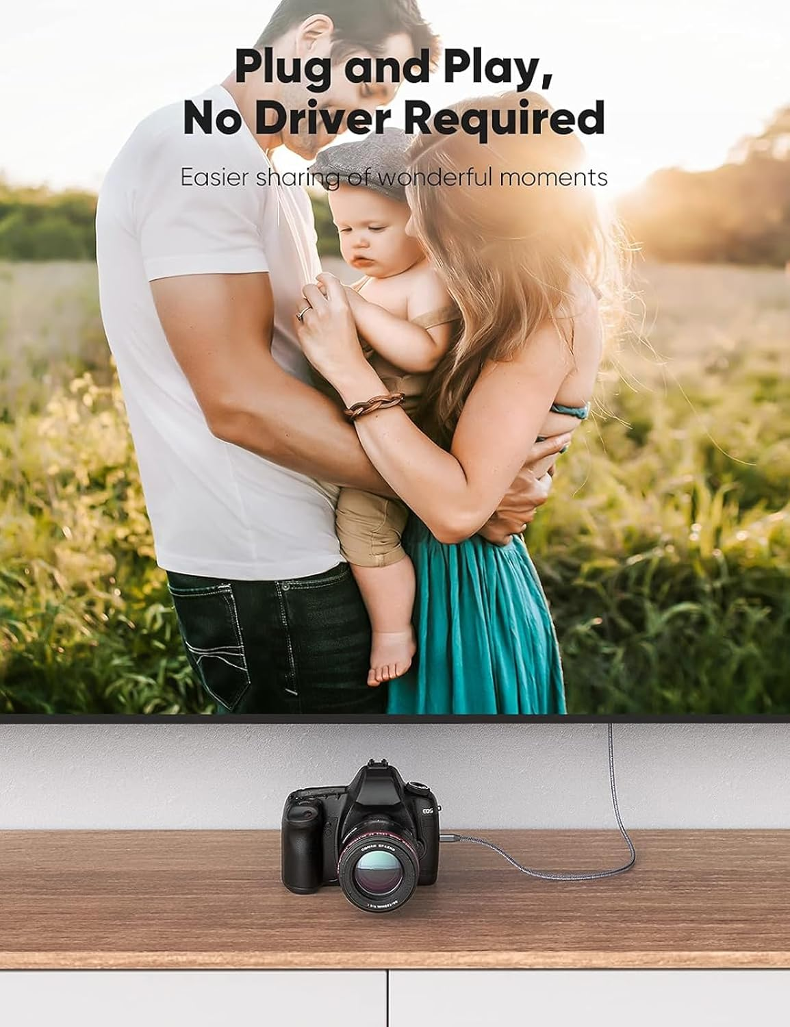 Micro HDMI to HDMI Cable 1M, Snowkids 4K 60Hz HDMI to Micro HDMI Cord (Male to Male) 3D/Arc/Hdr/4K/Audio Return Support for Hero, Action Camera, Bi-Directional