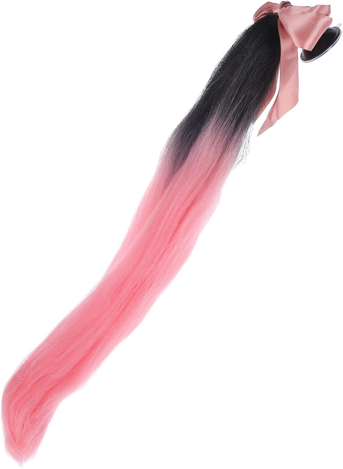 Yardwe Helmet Wig Decor Braid Ponytail Motorcycle Helmet Accessory Stylish Hair Wig for Women image number 4