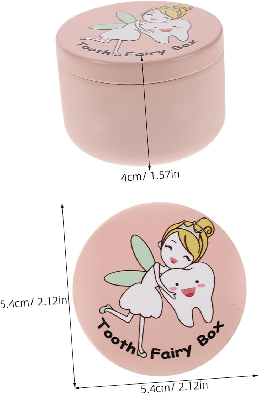 STOBAZA 2Pcs Baby Tooth Box: Tooth Keepsake Box Antique Collection Organizer Holder Keepsake Case for Kids to Keep the Childhood Memory Container for Kids to Keep the Childhood Memory