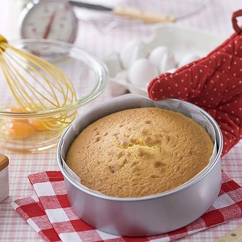 Miners2000 2 Pack 15Cm Cake Tin, Non-Stick Deep Aluminum round Cake Deep Baking Tin with Removable Bottom Cake Baking Pan Cake Mould Tin for Baking, Bakeware for Wedding Birthday Christmas Party image number 4