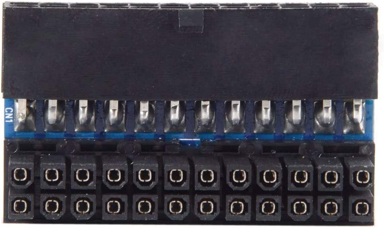 ATX 24Pin Female to 24Pin Male 90 Degree Power Adapter Mainboard Motherboard for Desktops PC Supply image number 6