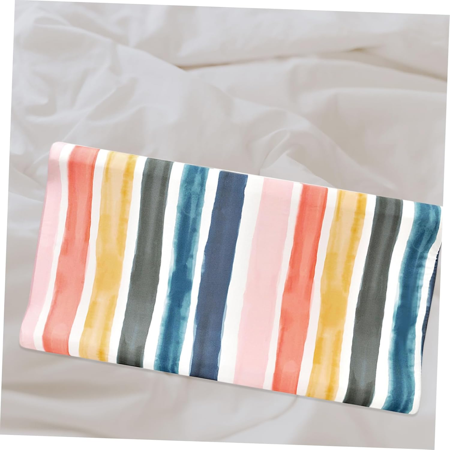 Abaodam Washable Baby Changing Pad Cover Removable Elastic Design for Newborns, Reusable Diaper Changing Pad Sheet Suitable for Nursery and Travel image number 1