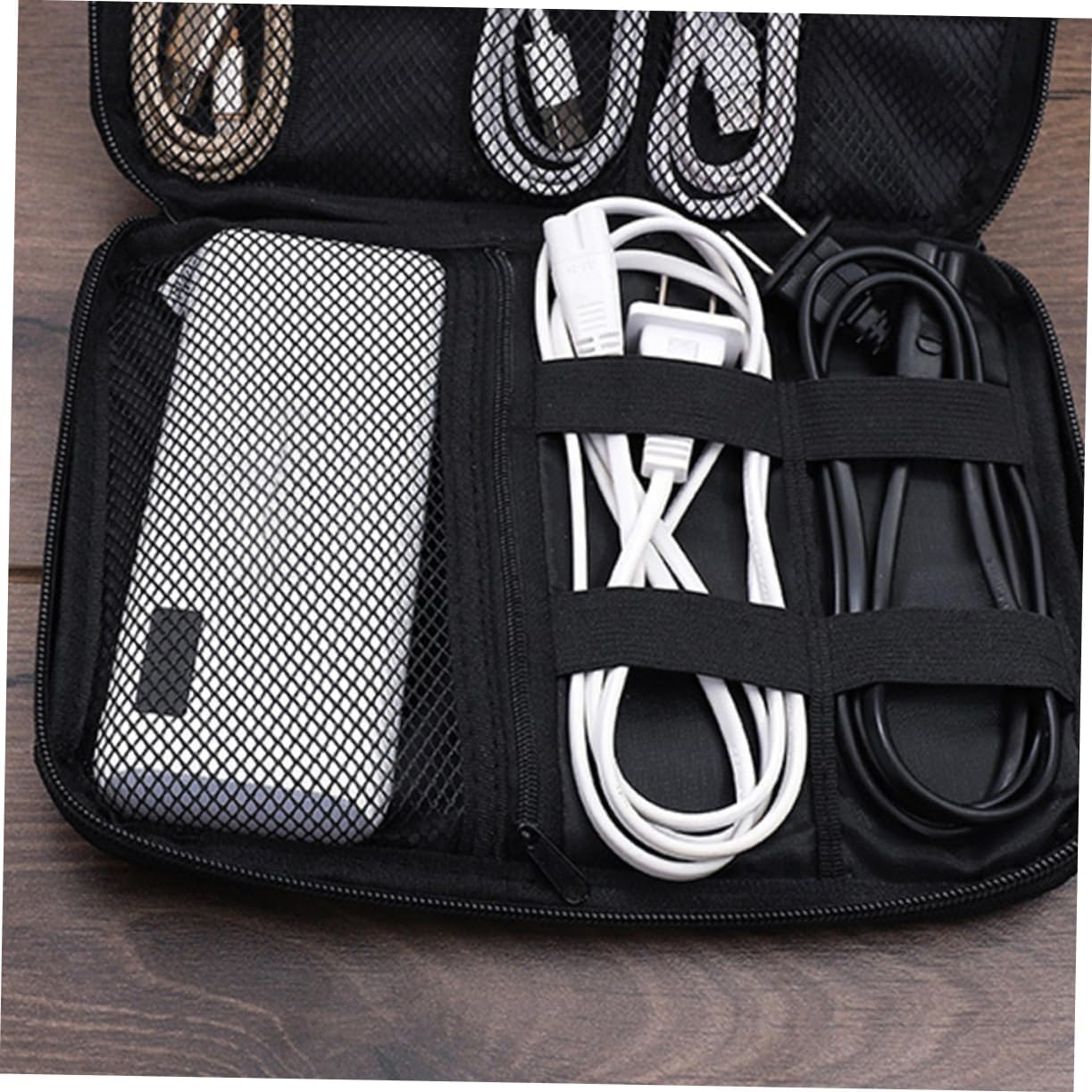 Homoyoyo Digital Storage Bag for Travel Wear-Resistant Electronic Accessory Bag Multifunctional Storage Case for Electronics Gadgets image number 3