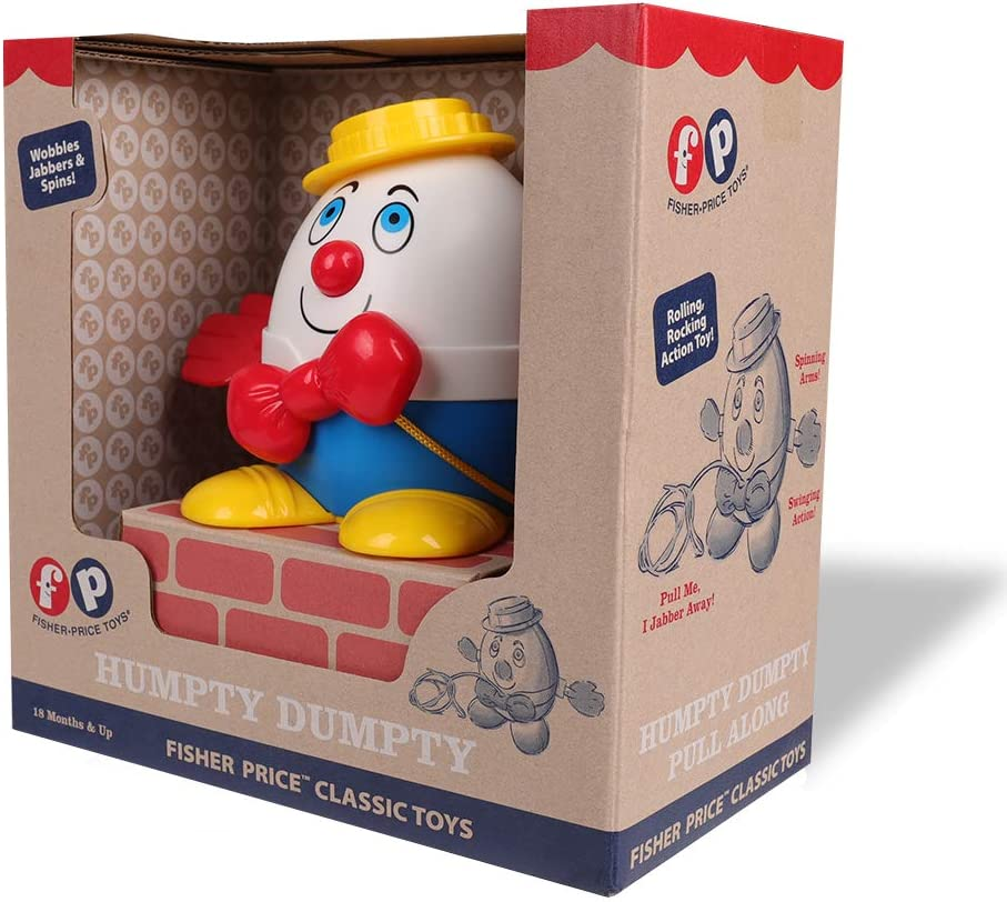 Fisher Price Kids Humpty Dumpty Pull along Toy 12 Cm