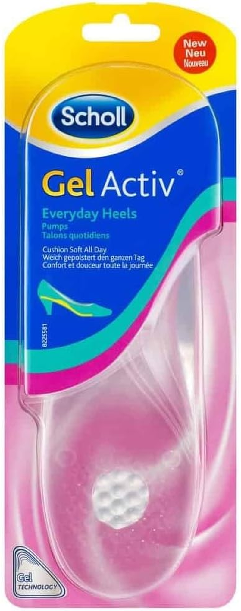 Scholl Gelactiv Insoles for Women All-Day Comfort & Support for Heels and Boots Footwear, 1 Count image number 5
