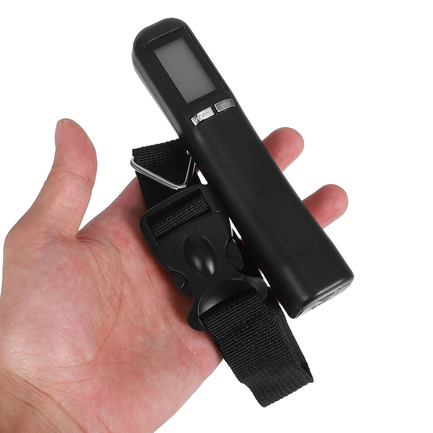 WESIEVYA Portable Digital Luggage Scale with Backlit LCD Hanging Display for Travel Auto Shut-Off Lightweight Baggage Weight Checker for Suitcases and Bags