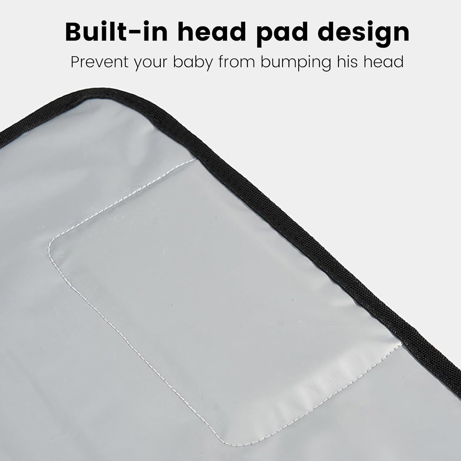 Portable Diaper Changing Pad Waterproof Nappy Changing Mat with Wipes Pocket Foldable Changing Mat Baby Changing Pad Foldable Nappy Changing Kit for Home Uasge and Travel (01) image number 2