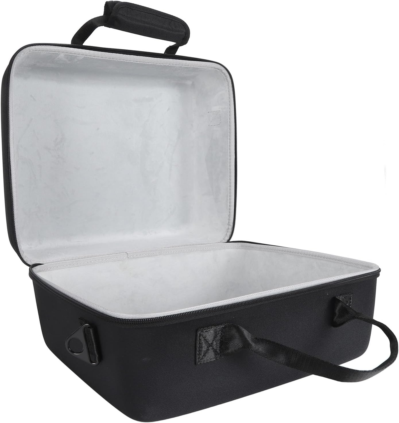 Hard Portable Speaker Storage Bag for S1 PRO Plus, Speaker Case with Microphone and Power Cable, Black, Waterproof, Durable, Drop Resistant, Comfortable Handle image number 1