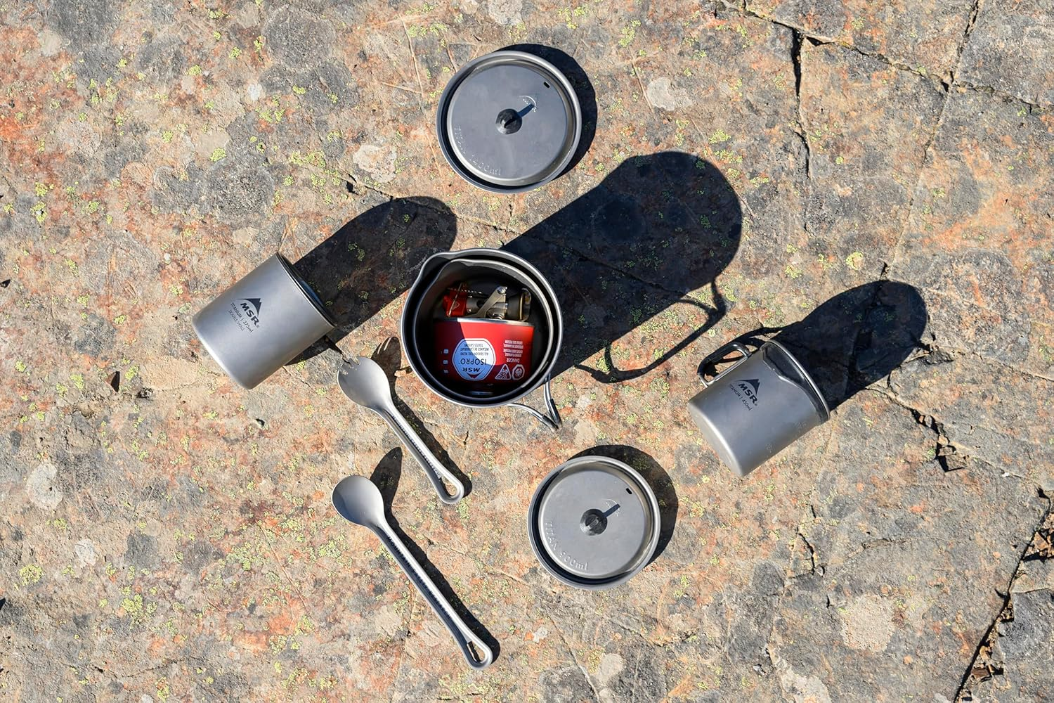 MSR Titan Ultralight Titanium Double Wall Camp Mug with Lid image number 4
