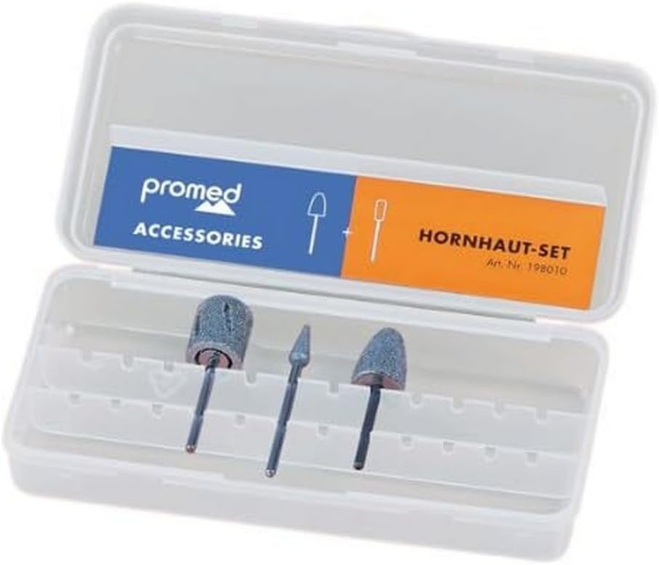 Promed Master Sanding Set 7 Sapphire Carbide and Diamond Grinding Bodies, Bit Set, Nail Cutter Attachments, Nail Cutter Accessories image number 2