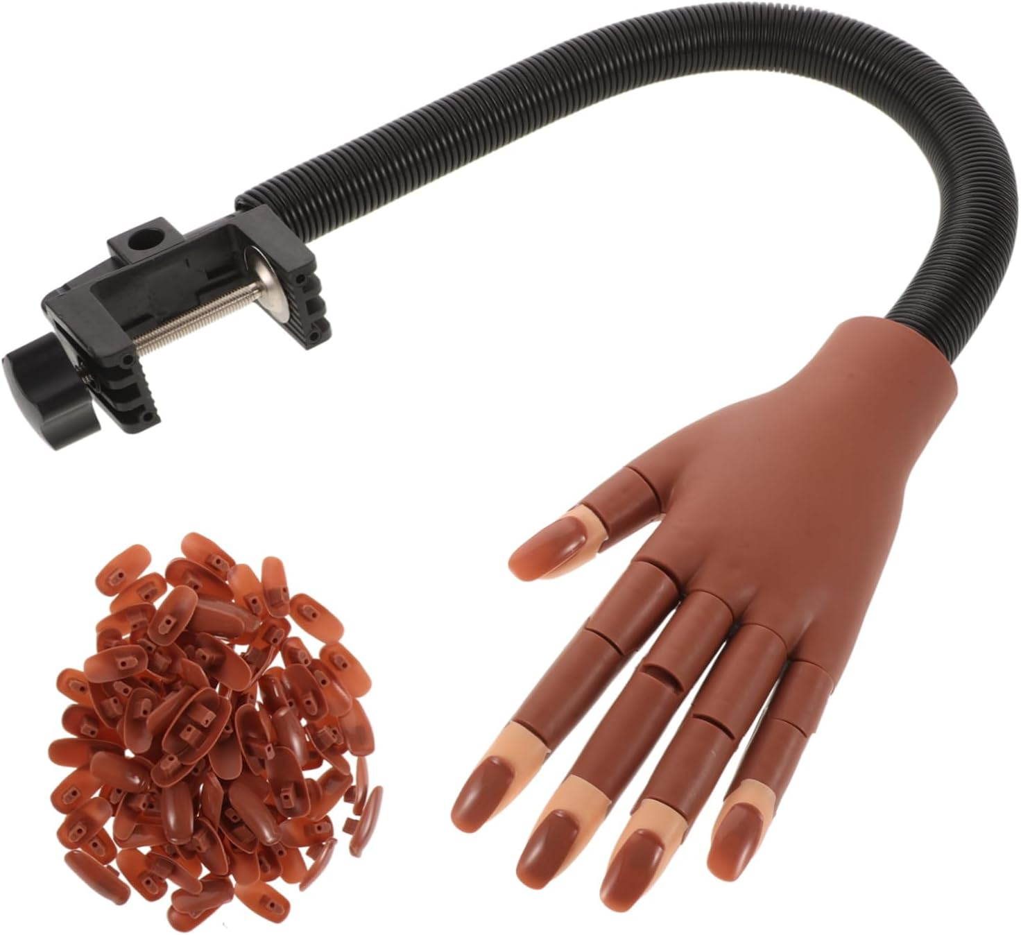 WOFASHPURET Nail Practice Hand Model Prosthetic Manicure Tool Nails Training Hand Display Model for Salon Use image number 4