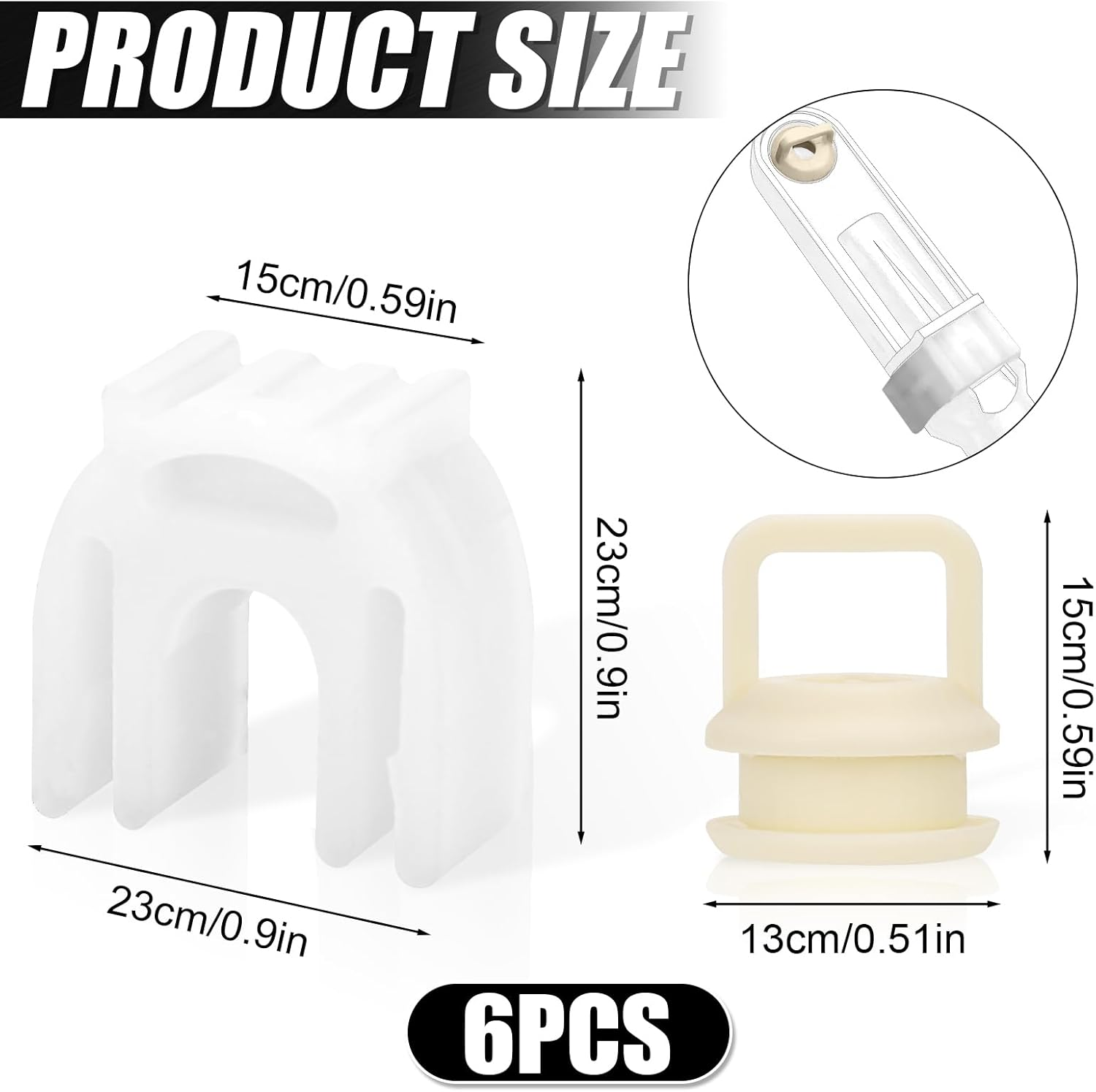 4Pcs Shift Cable Bushing, Shift Linkage Bushing & 2 Shift Cable Clips, Transmission Shift Cable Bushing Repair Kit, Shifter Cable Bushing Accessories Compatible with Chevrolet Silverado Models image number 3