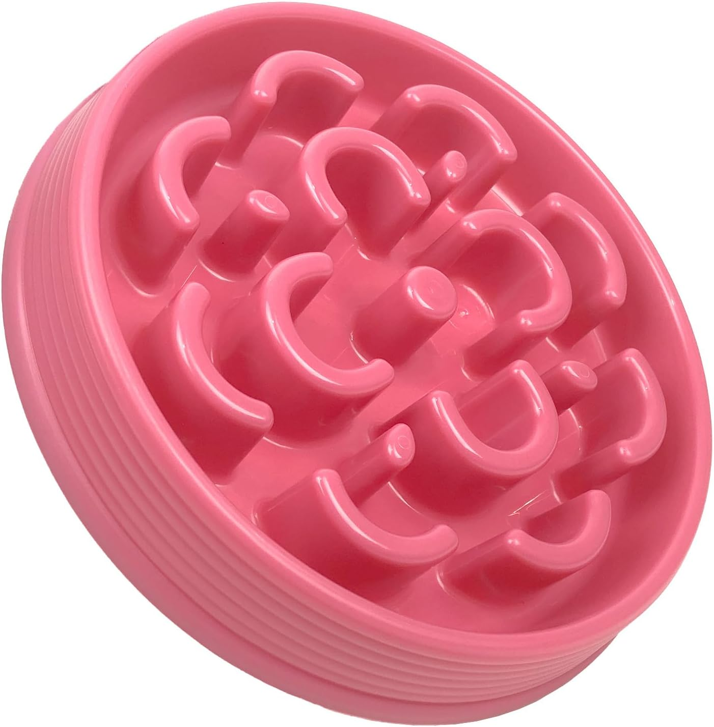 Barkley & Bella Dog Slow Chow Feeder Pink Medium, 25Cm - Healthy Eating Pet Interactive Feeder, Anti-Choking, Non-Skid, 100% BPA, PVC, Phthalate-Free, Dishwasher-Safe, Microwave Safe image number 4