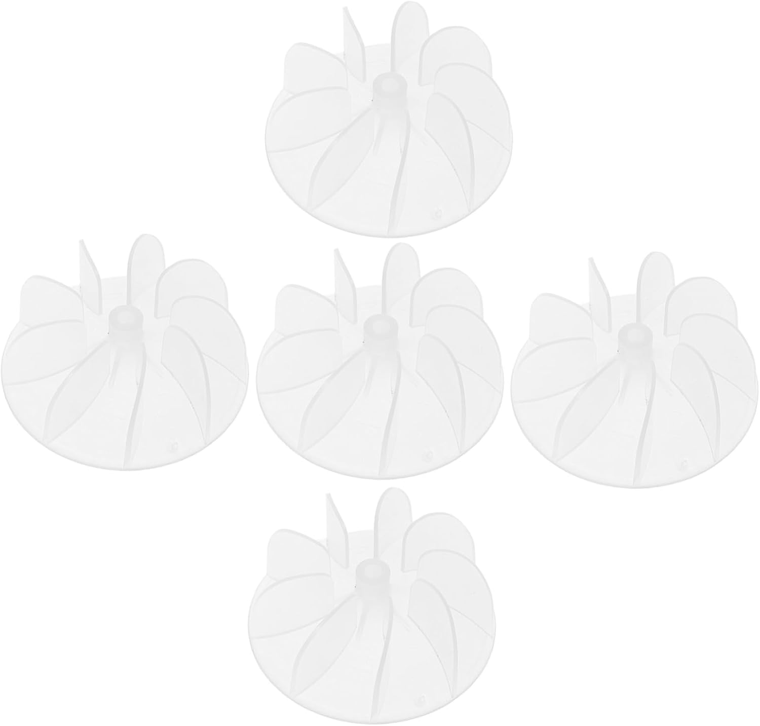 IWOWHERO Hair Dryer Fan Kit 5Pcs Plastic Fan Blades for Hair Dryer Replacement Easy Installation image number 3