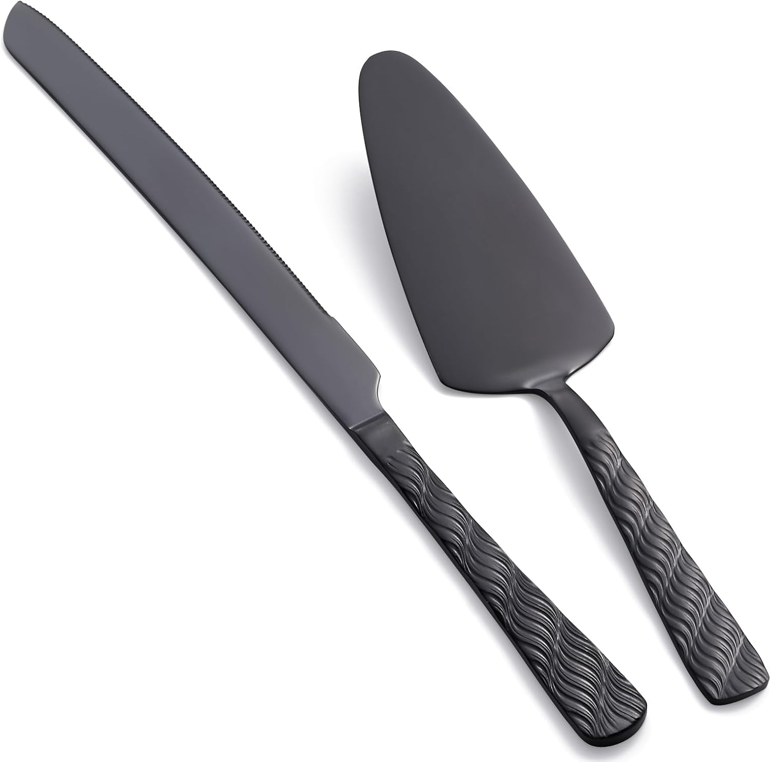 Rainbow Cake Cutting Set, Stainless Steel Cake Knife and Server Set, Cake Pie Cutter Set for Wedding, Birthday, Party image number 3