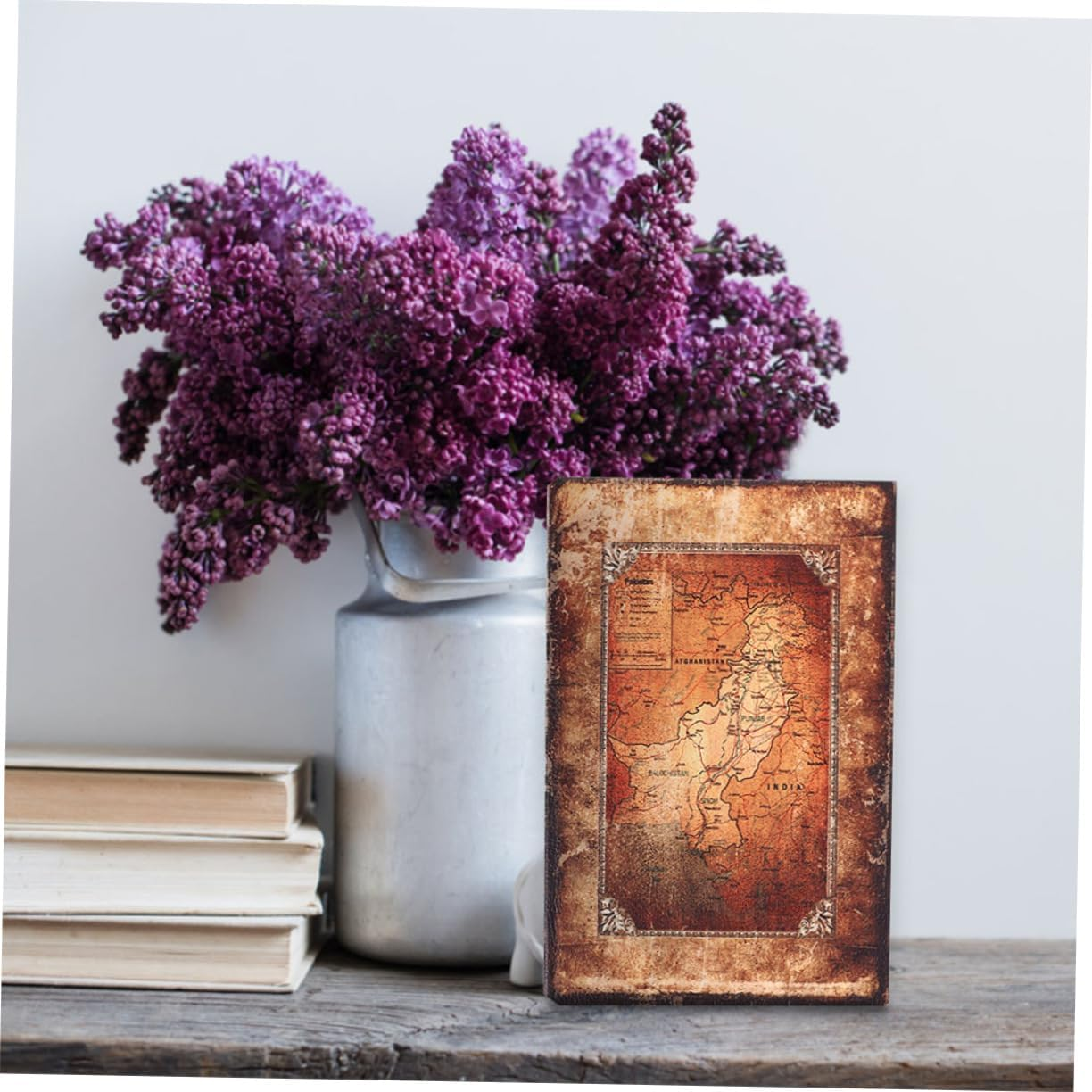 CLISPEED Vintage Book Shape Jewelry Storage Box Key Organizer Book Boxes for Home Decor Key Container image number 5