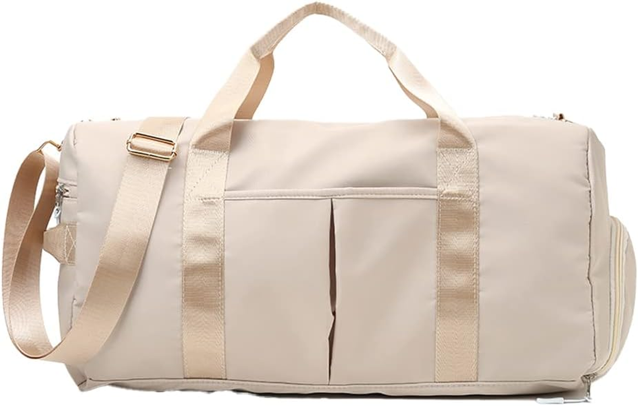 Sports Gym Bag Dance Bag Carry on Weekender Bag for Girls Teen Women, Waterproof Travel Duffle Bag with Wet Pocket and Shoe Compartment, Tiedyepink, Bag Only