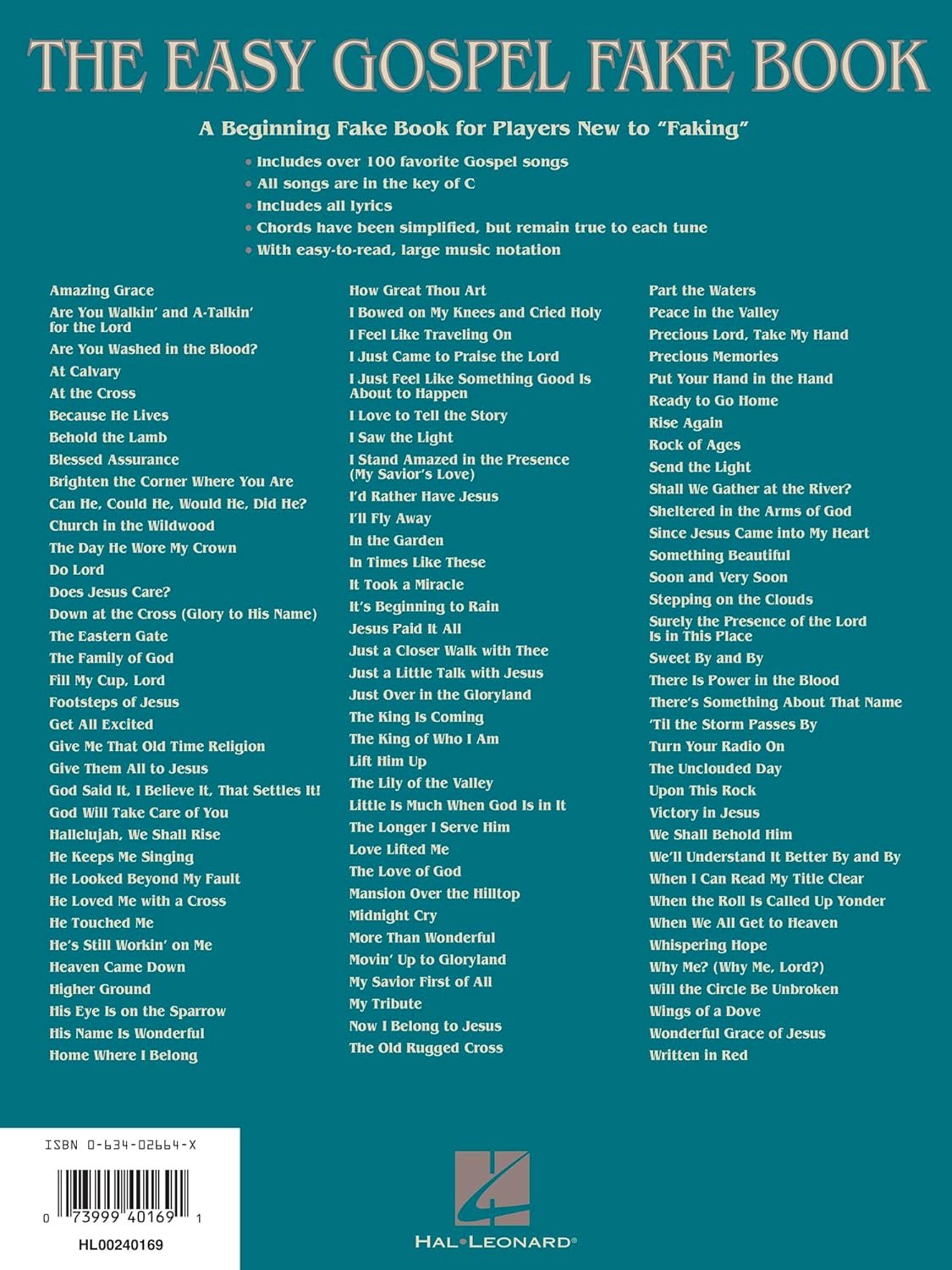 The Easy Gospel Fake Book: over 100 Songs in the Key of "C" image number 3