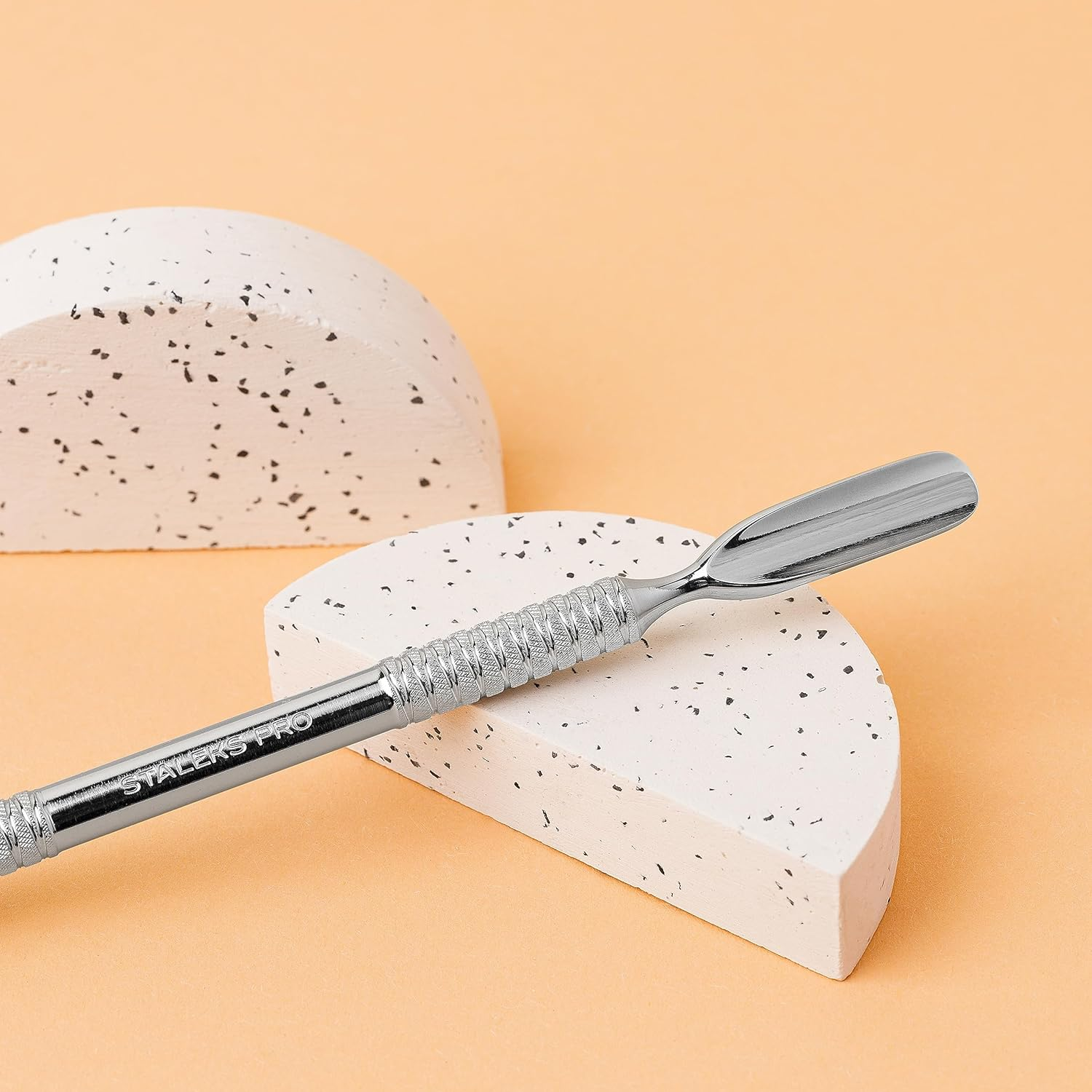 STALEKS PRO for Natury Nails Cuticle Pusher - Manicure and Pedicure - Stainless Steel Expert 30/4.2