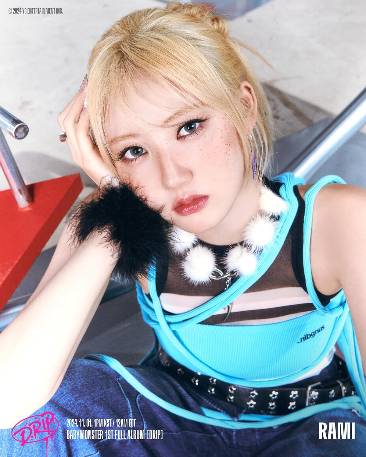 BABYMONSTER DRIP 1St Full Album Standard ZIP LOCK Version 72P Photobook+7P Selfie Photocard+1Ea Hang Tag+Tracking Sealed image number 3