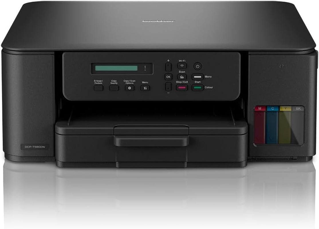 Brother Tankbenefit DCP-T580DW, Colour All-In-One Printer, Wireless and USB, Inkjet, Automatic 2-Sided Printing, Black 16Ipm, Colour 16 Ipm image number 1