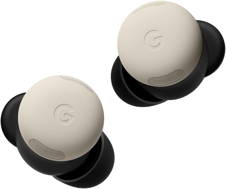 Google Pixel Buds Pro 2 - Active Noise Cancelling Wireless In-Ear Headphones - Bluetooth Earbuds - Porcelain - Wintergreen image number 1
