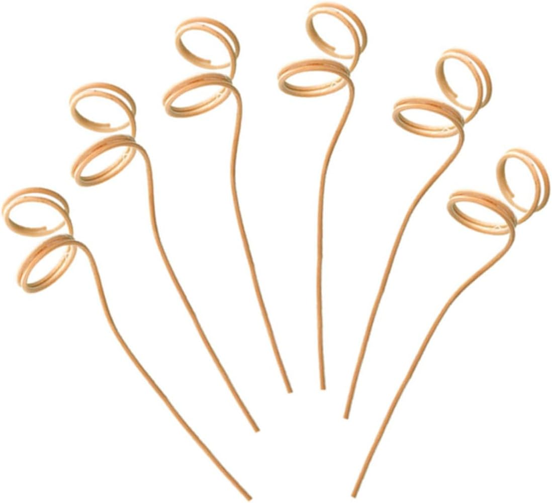 20Pcs Wavy Rattan Reed Sticks for Aroma Diffuser Essential Oil Sticks Large Rattan Diffuser for Home Office Use image number 3