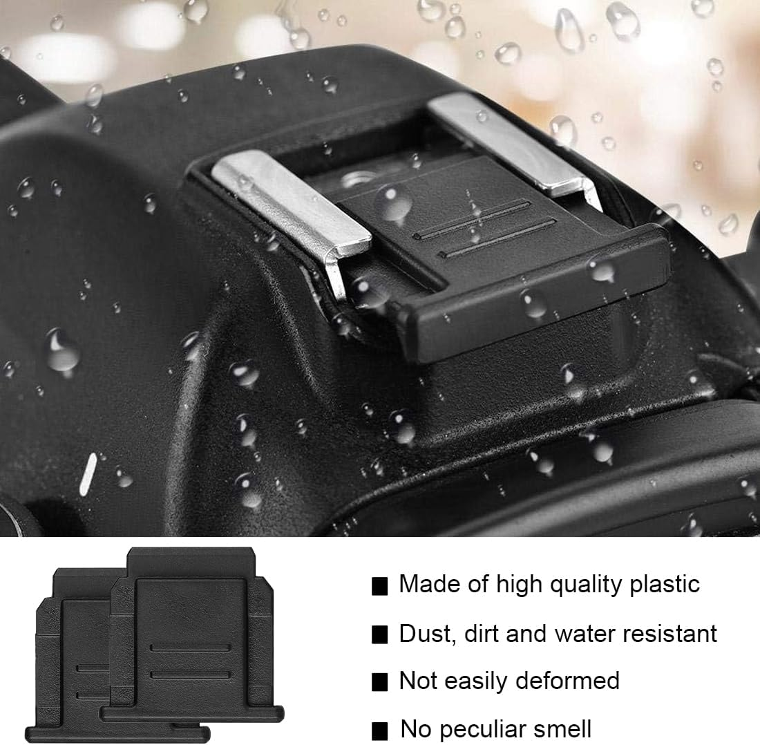 4-Piece Hot Shoe Cap, BS-1 Protective Cap, Hot Shoe Protective Cap, Hot Shoe Cap for Nikon, Canon, Pentax and More!