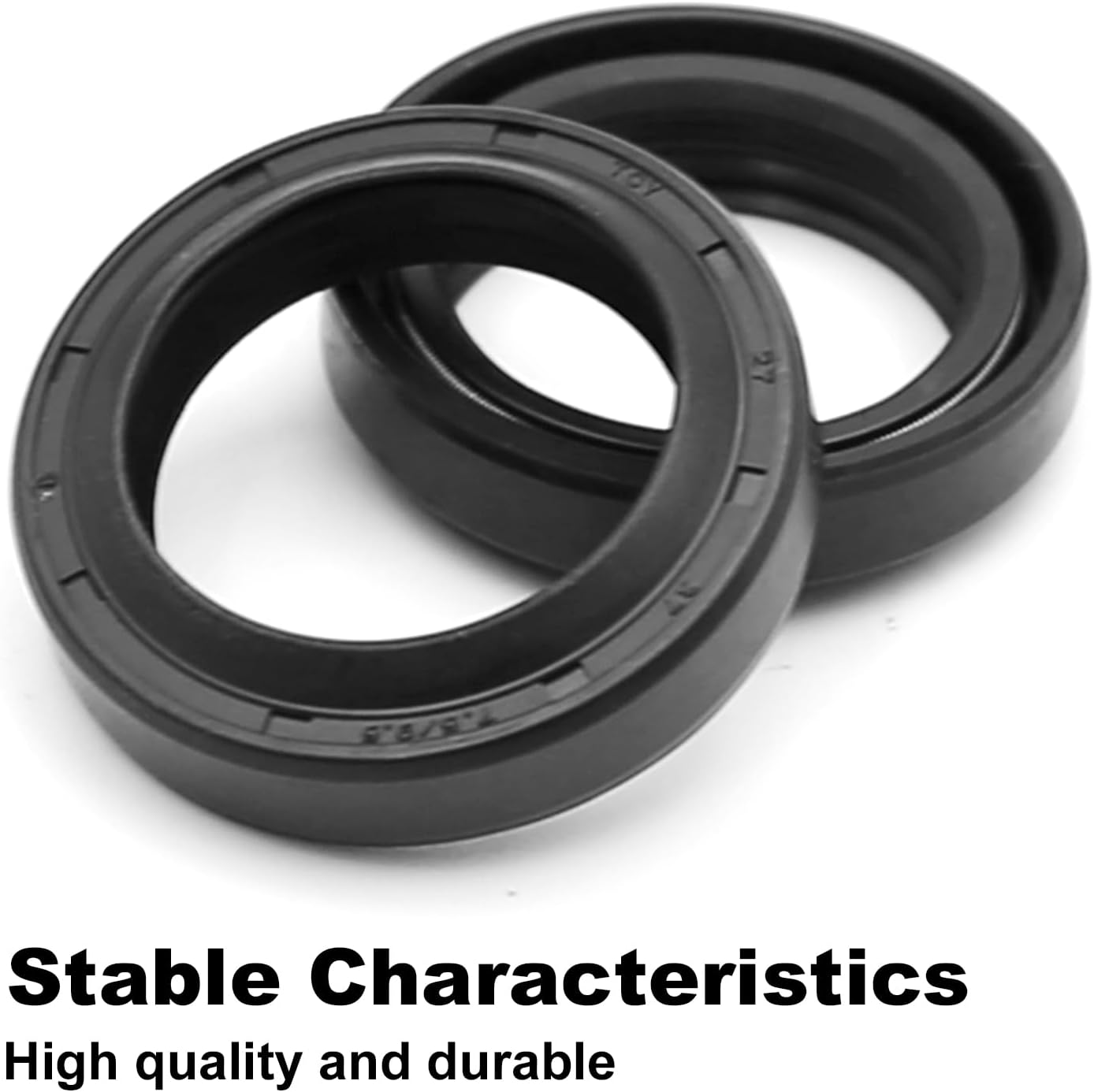 4Pack Front Fork Shock Oil Seals, Replacement for Honda Scrambler 90 100 125 Trail 90 110 Super 90 S90 CL90 CB100 CL100 CT110 CB125 CL125, 90756-028-000 image number 2