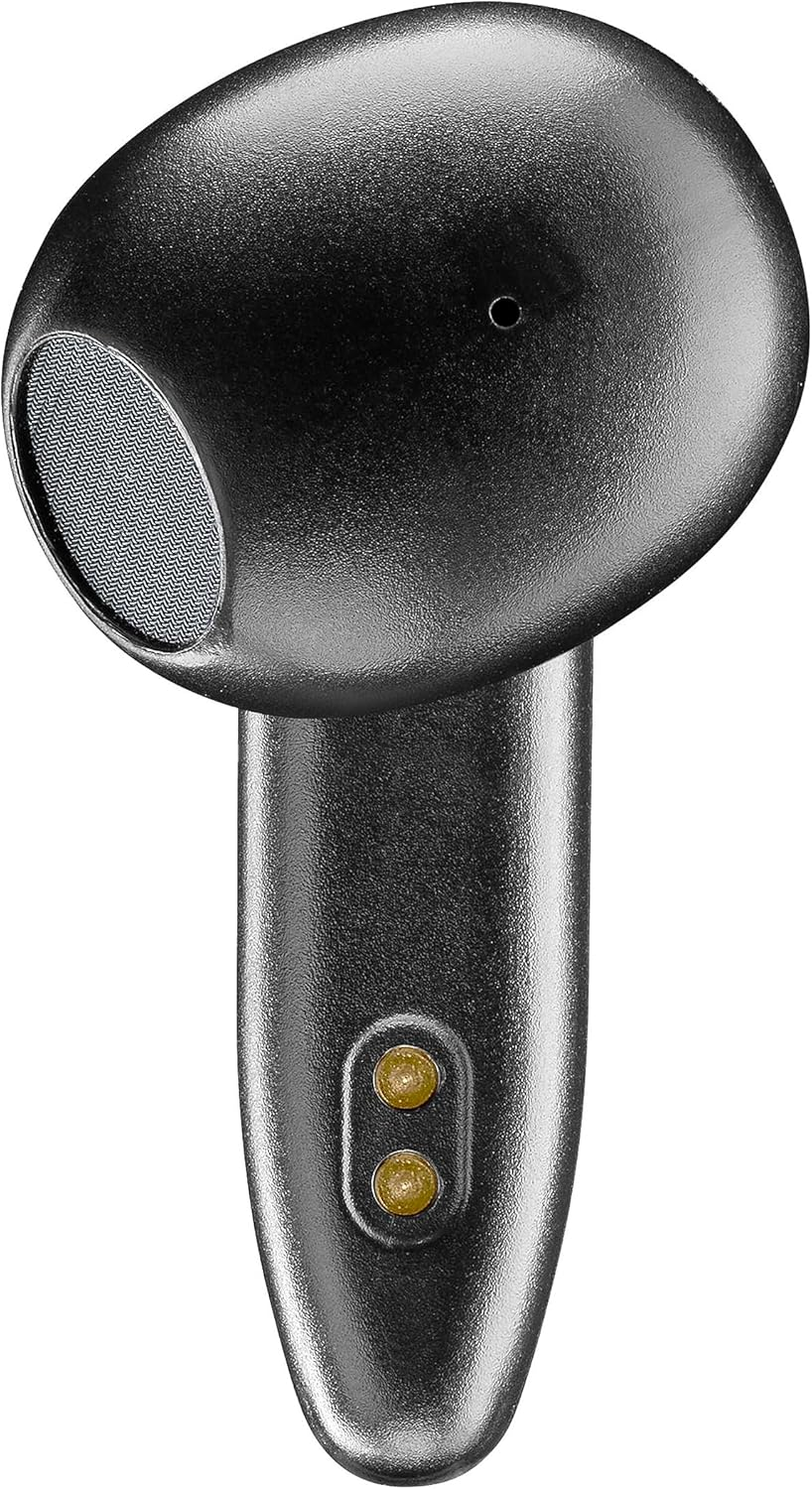 Cellularline Clip PRO Mono Bluetooth Headset with Clip Charging Station - Total Play Time 30H - Charging Time 1.5H - Solution Key - Buttons for Volume Control - Black image number 6