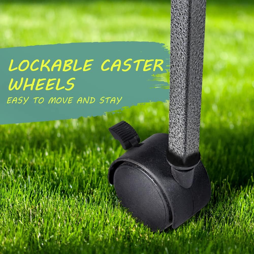 Taily Bird Cage Stand-Alone Aviary 155Cm Large Bird Cages Travel Stand Budgie Parrot Birdcage with Removable Tray Black image number 6