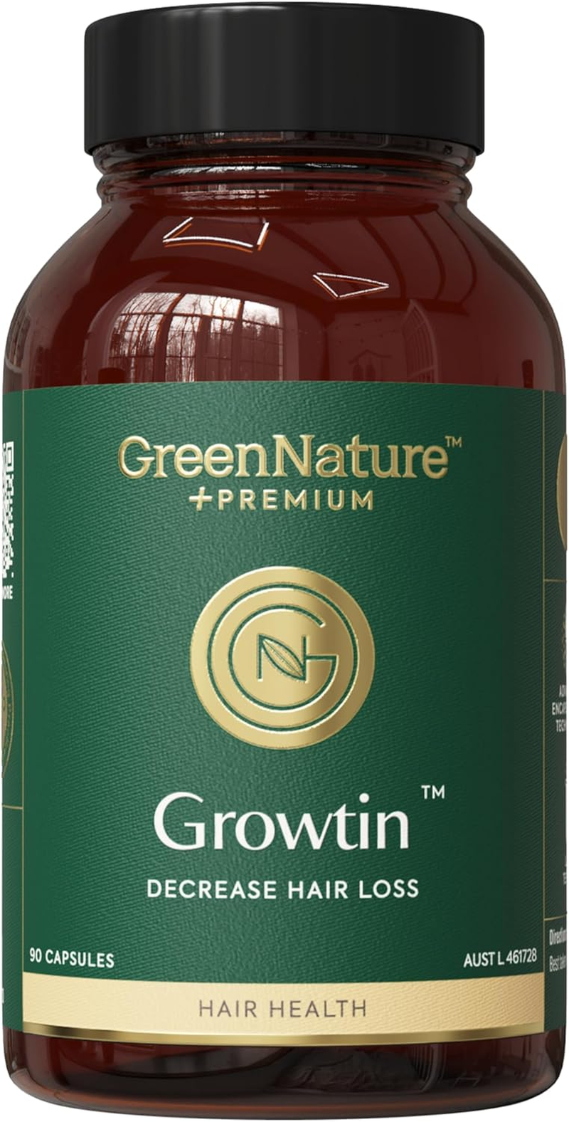 Growtin Natural Hair Loss Supplement &ndash; Advanced Dht-Blocking Formula with Saw Palmetto, Nettle Root, Biota Orientalis, Horsetail, Zinc, Selenium & Biotin &ndash; Supports Hair Regrowth & Scalp Health &ndash; 90 Tablets